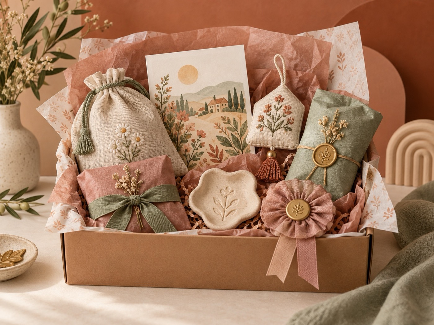 Illustrative Pro membership parcel with a fuller selection of handmade seasonal surprises